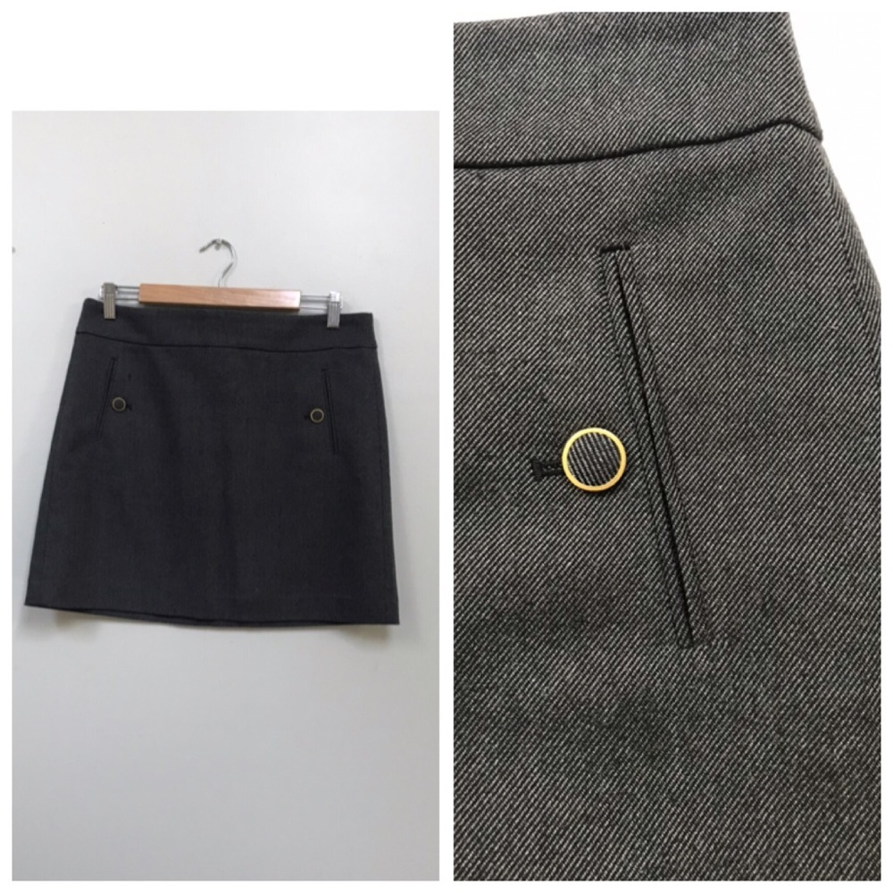 LOFT Skirt with Button Detail